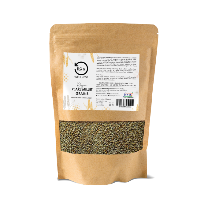 Organic Pearl Millet Grain (Unpolished)-400 gms