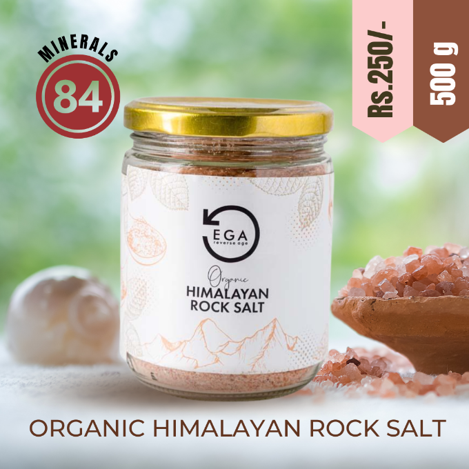 Himalayan Rock Salt | Organic | 84 minerals | 500 Gm.