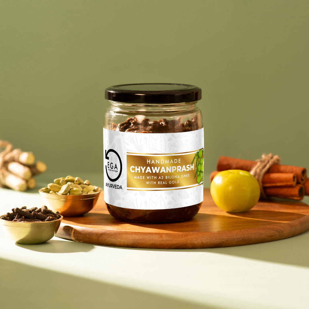 Chyawanprash | Handmade | With Real Gold and 54 Herbs | Anti Oxidants | Anti Aging | Flatulence