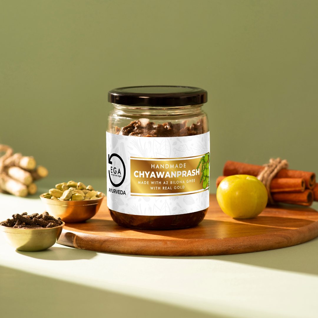 Chyawanprash | Handmade | With Real Gold and 54 Herbs | Antioxidant Herbal Blend