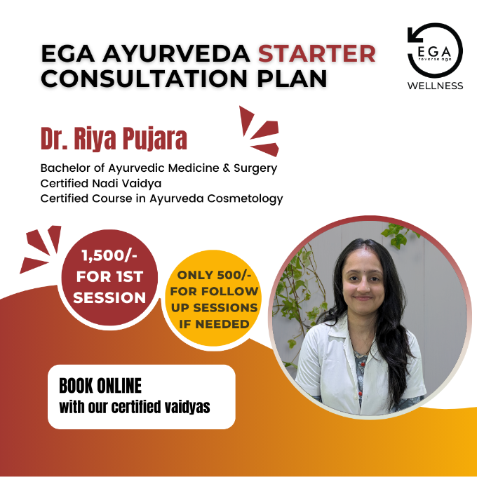 EGA Ayurveda STARTER Consultation with Dr. Riya