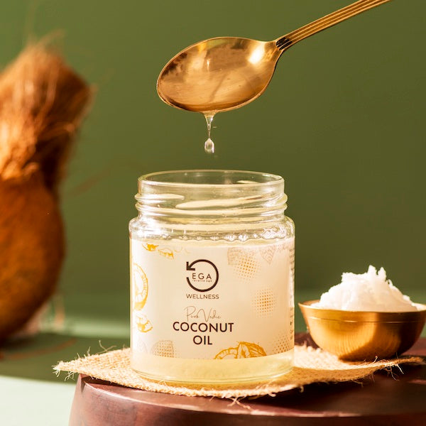 Vedic Virgin Coconut Oil | Cold Pressed | 100% Natural | Unbleached | 200 ml.
