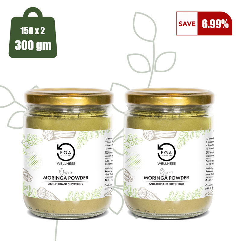 300 gm organic moringa powder bottles online in india