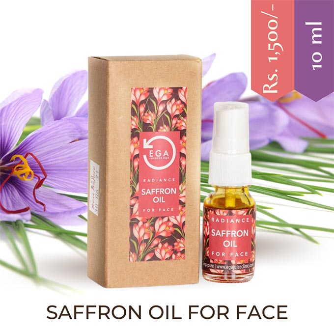 EGA saffron oil for face care