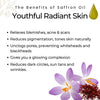 benefits of saffron oil for youthful radiant skin