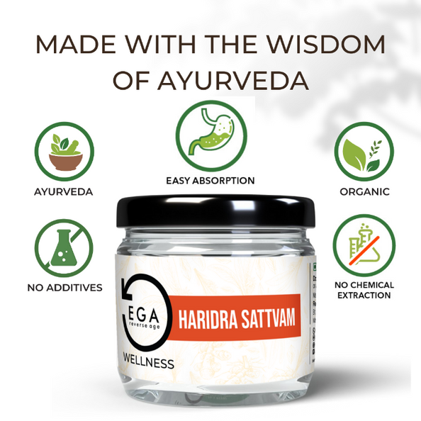EGA super fine turmeric is organic without additives