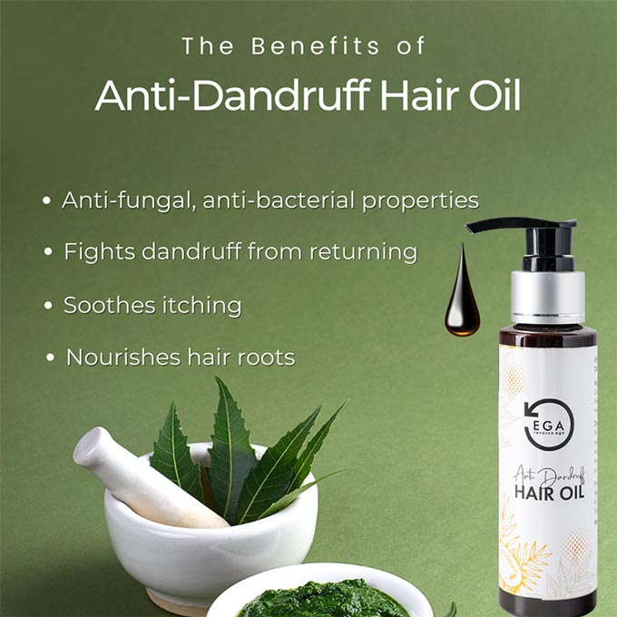 benefits of anti-dandruff hair oil