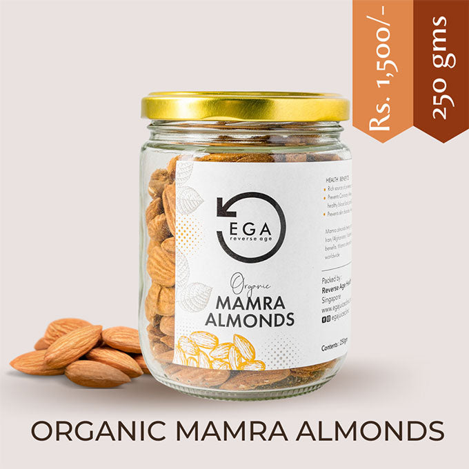 Mamra Almonds | Good Fats | Organic | 250 Gm.