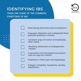 Load image into Gallery viewer, how to identify ibs? alternating diarrhoea, constipation, bloating, heartburn, fatigue.