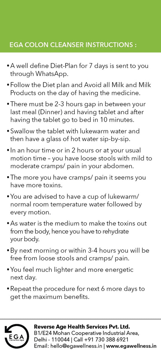 instructions for colon cleanse